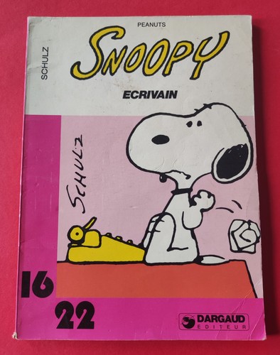 Snoopy ecrivain 22 - 16,