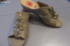 Sandale nu pied Taupe Relife