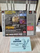 Sony Playstation PS1 [Jaquette Arrière] Jeu Spider-Man 2 Enter Electro FR PAL