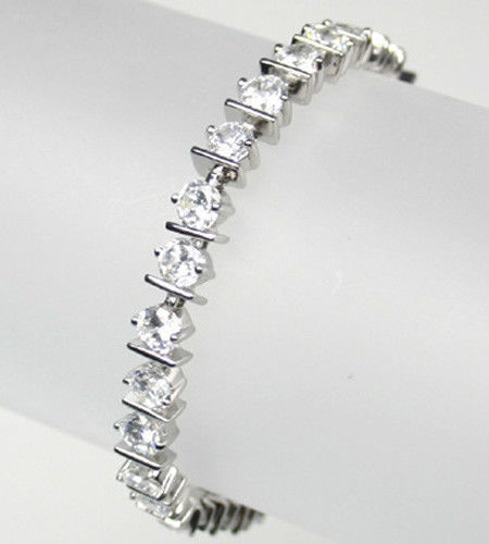 Cubic zirconia sterling - cubic, silver