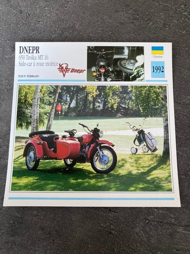 Carte fiche moto collection - fiche,