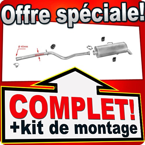 échappement pour peugeot 106 - Échappement,