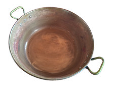 VINTAGE ? BASSINE A CONFITURE ? ANCIEN EN CUIVRE  Poids: 1821 gr
