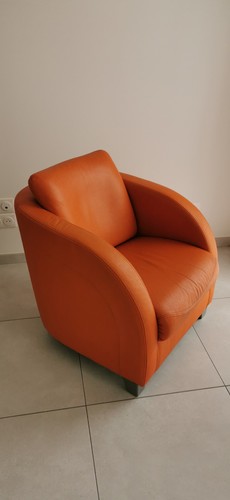 Cabriolet cuir orange très - cabriolet,