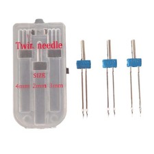 Pack de 3 aiguilles jumelles