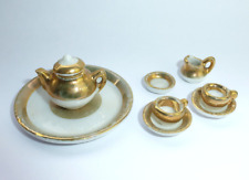 Service De Vaisselle En Porcelaine Pour Poupées Environ 1900