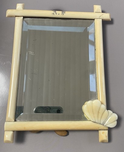 Ancien miroir verre biseauté