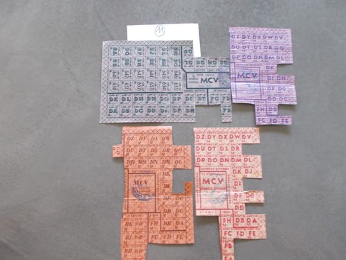 Tickets rationnement guerre - de, rationnement.guerre