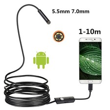 Mini Endoscope Camera 7mm/5.5mm USB Camera for Android Inspection Borescope~gw