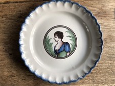 Assiette XIXe, à décor d'une