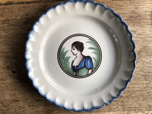 Assiette xixe décor d une - assiette, xixe,