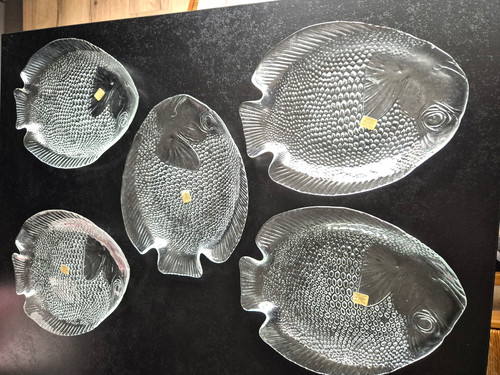 Assiettes poisson lot - assiettes,
