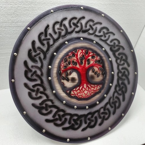 Bouclier rond designer - , monté
