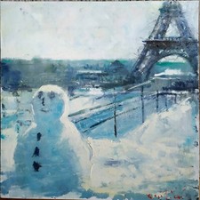 Huile sur toile 50 Cm X 50 Cm