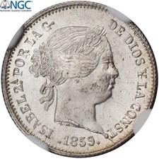 Espagne, Isabel II, 1 Réal