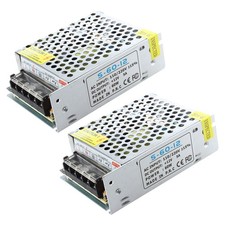 2X LED Transformateur Electronique Transfo 60W 5A 100-220V AC Vers 12V DC D1P1