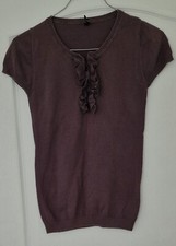 pull gilet couleur marron gris