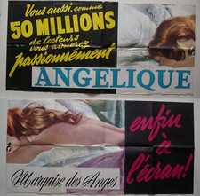 Angélique, marquise des anges 1964 Michèle Mercier affiche double panneau