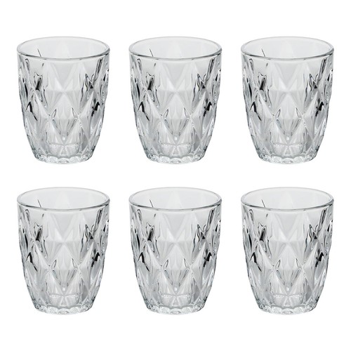 Lot verres bas - 6, 28cl