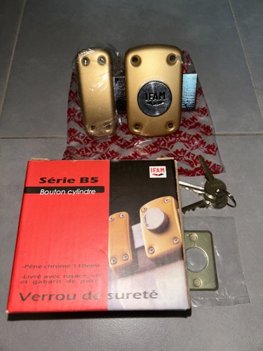 Verrou bouton cylindre - b5,