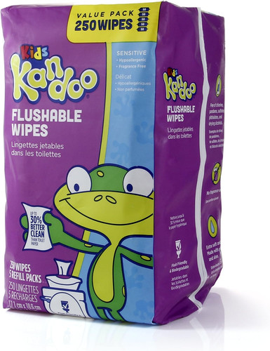 Flushable wipes for baby - flushable,