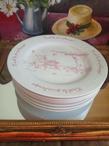 Assiettes porcelaine plates - assiettes,