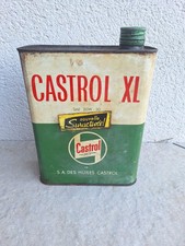 CASTROL XL SURACTIVEE ANCIEN BIDON D'HUILE AUTOMOBILE DECO GARAGE