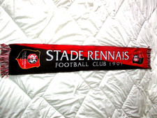echarpe sciarpa scarf ancienne RENNES STADE RENNAIS FC FOOTBALL Supporters