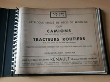 catalogue 1955 pièces de rechange camions RENAULT 6 cyl. 105 x 120 horizontal