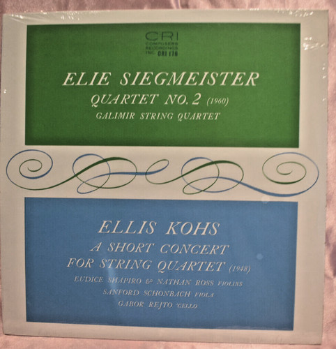 Sealed elie siegmeister ellis - sealed,