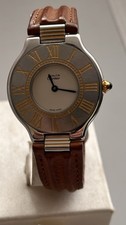 Montre Watch Cartier 21 Pl/or