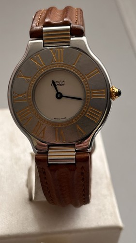 Montre watch cartier - 21, pl/or