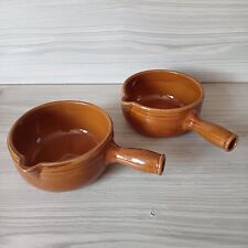 Poêlons Ou Caquelons En Terre Cuite Vernissée, Cassolette, Casserole Bec Verseur