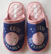 Chaussons rose et bleu "cute planet" neufs Bronzini taille 31