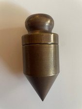 FIL A PLOMB  POIDS ANCIEN LAITON OU BRONZE OBJET DE METIER  COLLECTION 