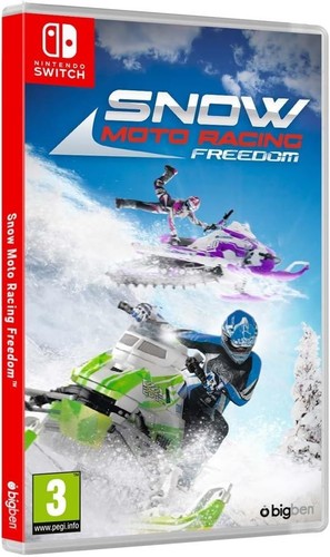 Snow moto racing - moto, freedom