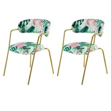 Lot de 2 Chaises Design "Forest II" 79cm Vert