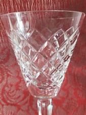 lot 6 verres vin cristal