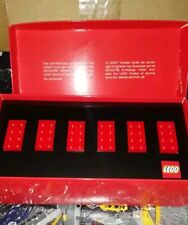 Lego Cadeau Employé Gift 6 Briques Rouge Box Extrêmement Rare 