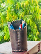 Neuf Vintage Authentique Cuir