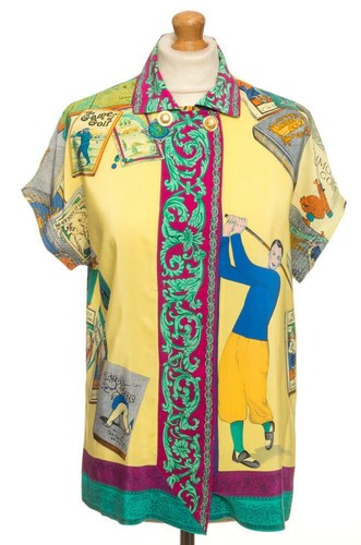 Vintage versace soie - vintage,
