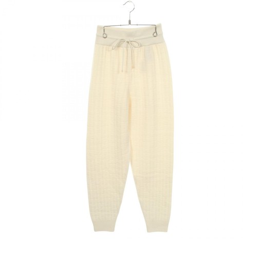 Pantalon long tricot motif - long,