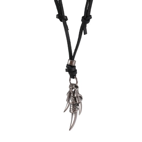 Alliage cuir pendentif - cuir,