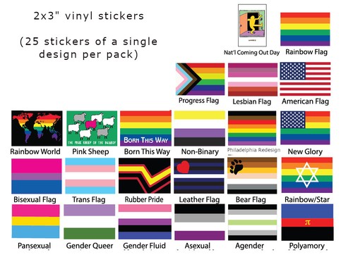 Lgbtq gay pride stickers lgbt - pride,
