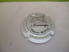 capsule champagne Thierry HOTTE, blanc et noir, N°16, pas courant
