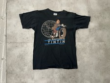 Vintage 93 Tintin T-shirt Men’s S Corner Made in France 1993 Small Hergé
