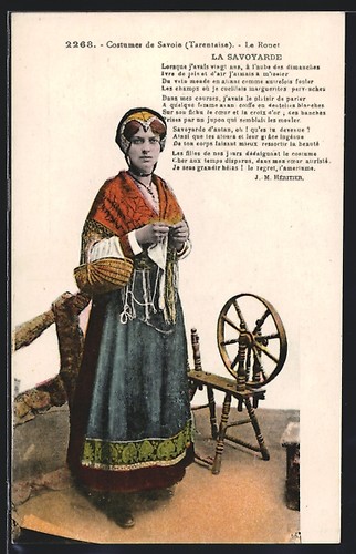 Cpa costume savoie - cpa,