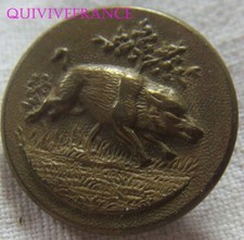 B1790 - BOUTON DE CHASSE - VENERIE - SANGLIER