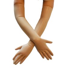 Gants en latex longs (M)