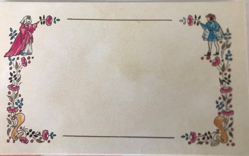 Carte visite de vœux - carte,